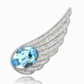 Austrian crystal brooch - Angel wings (Highland)