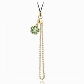 Austrian crystal mobile chain, bag chain - roses (18k + olive)