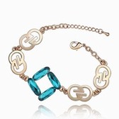 Austrian crystal bracelet - pretty beauty (color blue)