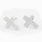 Sophisticated and stylish cross earrings (similar to allergies)