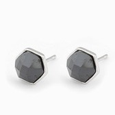 Hexagonal earrings exquisite fashion section (similar to allergies)
