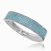 Austrian crystal bracelets - gorgeous multi-color (sea blue)