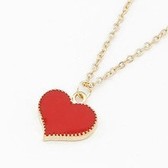 Love necklaces exquisite Korean side of sweet fashion gold