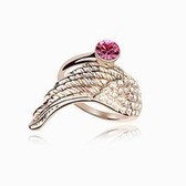 Austrian crystal ring - the monoplane Angel (Rose)