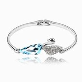 Austrian crystal bracelet - Swan Lake (Ocean Blue)