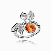 Austrian crystal ring - the fruit of love (citrine)