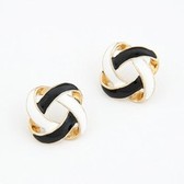 Korean fashion personality simple wild wrapped earrings