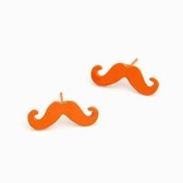 Korean fashion candy color personalized small beard earrings