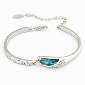 Boutique Korean Fashion glass slipper Crystal Bracelet