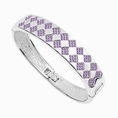 Austrian crystal bracelet - happiness magic (pale pinkish purple)