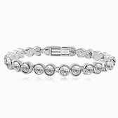 Austrian crystal bracelet - water Yingying (white)