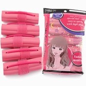 (6 Pack) flaxen hair curling iron sponge curlers hair tools