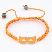 (Orange) Korean fashion wild personality glamor party mask preparation rope bracelet
