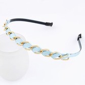 (Light blue) preparation of Korean fashion wild hair accessories metal / hair bands