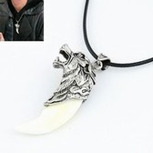 Man necklace militantly proclaim stars wear fashion to ward off bad luck spike temperament leather cord necklace