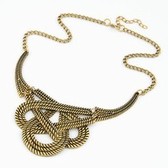 Fashion in Europe and America to restore ancient ways to compile concise temperament short necklace