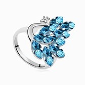 Austrian Crystal Ring - Peacock Queen