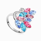 Austrian Crystal Ring - Peacock Queen
