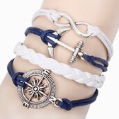Europe and the United States to restore ancient ways originality infinite happy note of eight wings combination alloy parts manual multilayer woven bracelets