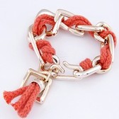Europe and the United States all-match metal out of wool simple temperament Bracelet
