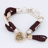 Europe and the United States all-match metal compilation rope concise temperament Bracelet