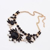 Short and sweet wild national wind necklace ( black )
