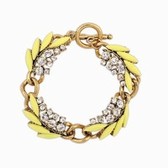 Retro ethnic geometric bracelet ( yellow )