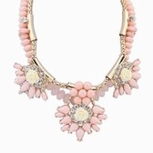 Fashion exaggeration necklace ( pale )