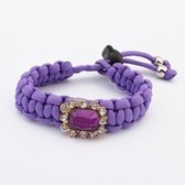 Wild weaving simple bracelet ( purple )