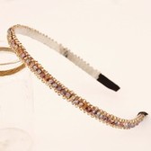 Korean fashion handmade crystal beaded braid hair bands / hair accessories