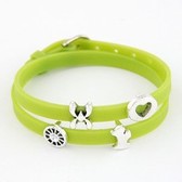 Two ladies wild personality simple candy plastic bracelet
