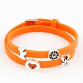 Two ladies wild personality simple candy plastic bracelet