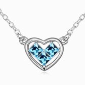 Austrian crystal necklace(blue)