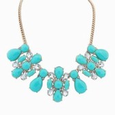 The hot fashion necklace (blue)