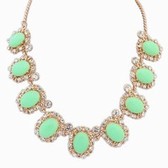 Fashion simple delicate necklace (light green)
