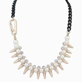 Conical temperament pearl necklace