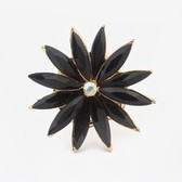 Small pure and fresh and double flower ring