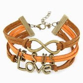 Love letters of eight Manual multilayer woven bracelets