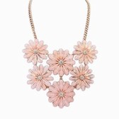 small pure fresh necklace (pink)