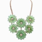 small pure fresh necklace (green)