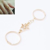 Two piece combination ring