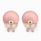 Zircon   copper earrings