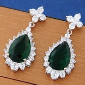 Dazzling fashion Zircon Drop earrings