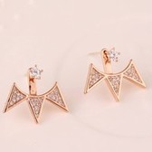 Triangle Zircon earrings