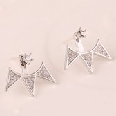 Triangle Zircon earrings