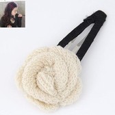 Wool fashion simple roses hairpin