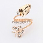 Fashion Butterfly leaf ring