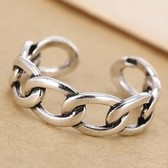 Vintage metal braided rings