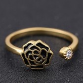 Fashion Zircon Rose Ring