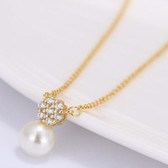 Fashion Zircon pearl necklace